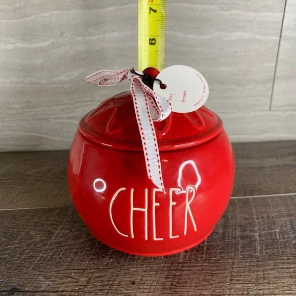 Rae Dunn Cheer Ornament Canister - Picture 5 of 5